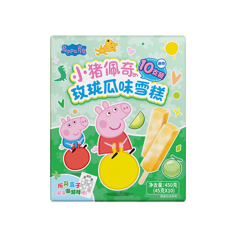 小猪佩奇​玫珑瓜味雪糕